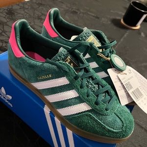 adidas Gazelle Indoor Collegiate sneakers - Green Lucid Pink